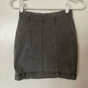 free people modern femme skirt xs grey